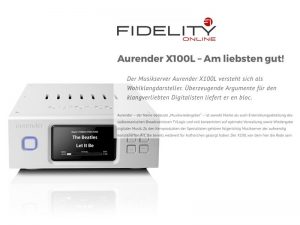 Testbericht Aurender X100 Musikserver bei Fidelity